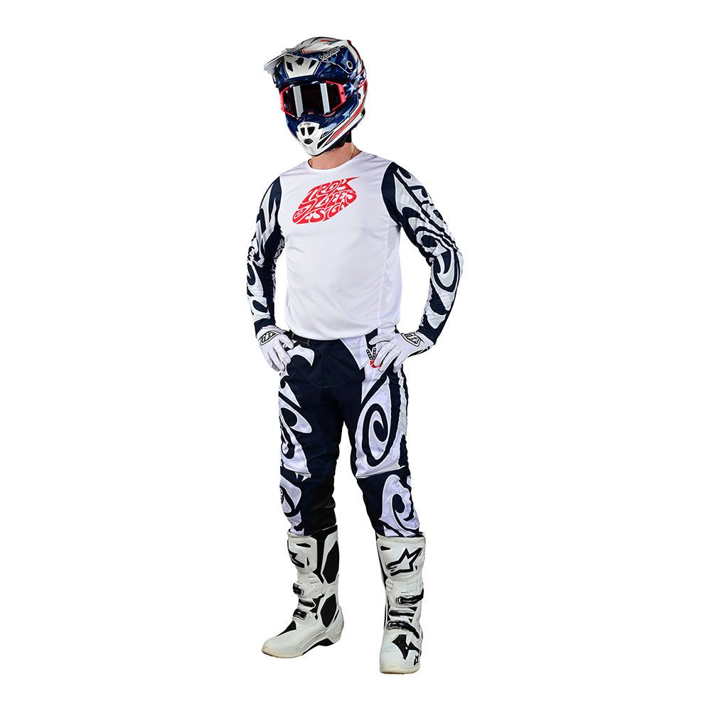 Troy Lee Designs 2024 Motocross Combo Kit GP Pro Hazy Friday Navy White